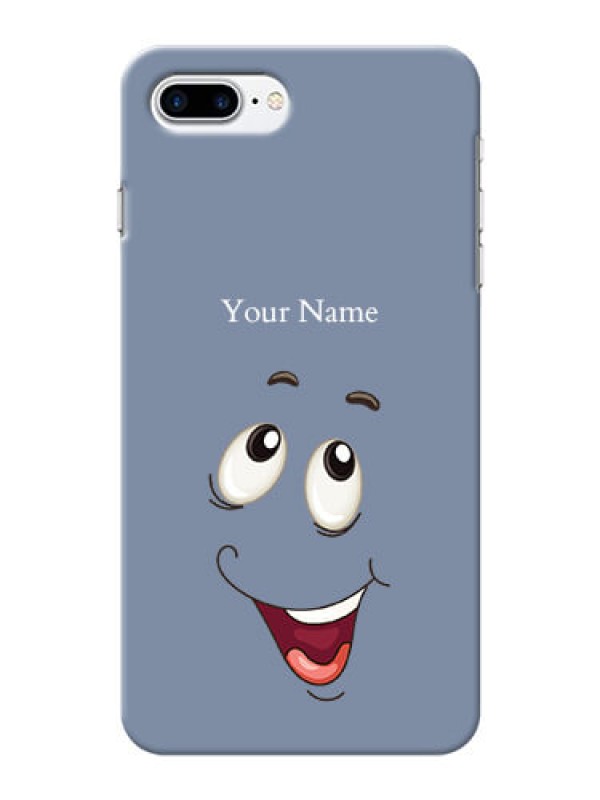 Custom iPhone 8 Plus Phone Back Covers: Laughing Cartoon Face Design