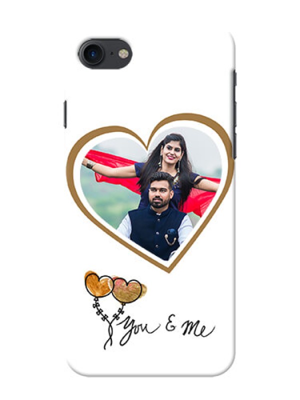 Custom Apple iPhone 8 You And Me Mobile Back Case Design
