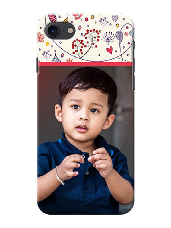 Custom iPhone SE 2020 phone back covers: Premium Floral Design