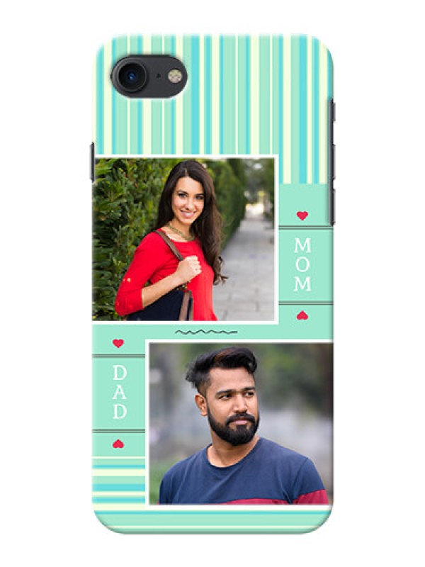 Custom iPhone SE 2020 custom mobile phone covers: Mom & Dad Pic Design