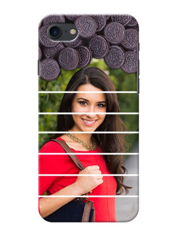 Custom iPhone SE 2020 Custom Mobile Covers with Oreo Biscuit Design