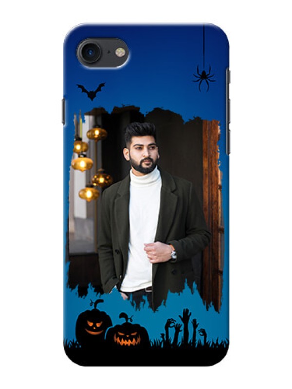 Custom iPhone SE 2020 mobile cases online with pro Halloween design 