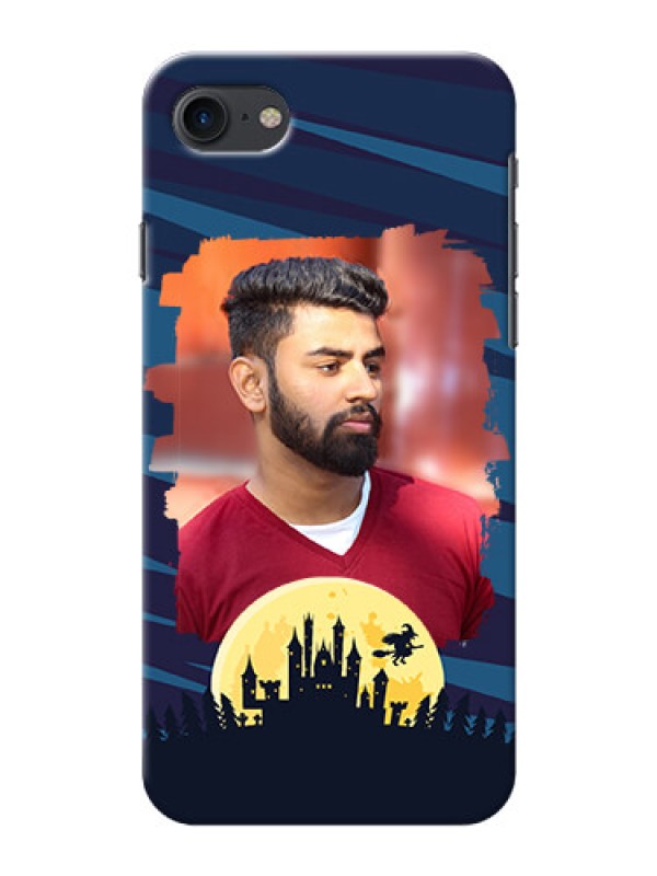 Custom iPhone SE 2020 Back Covers: Halloween Witch Design 