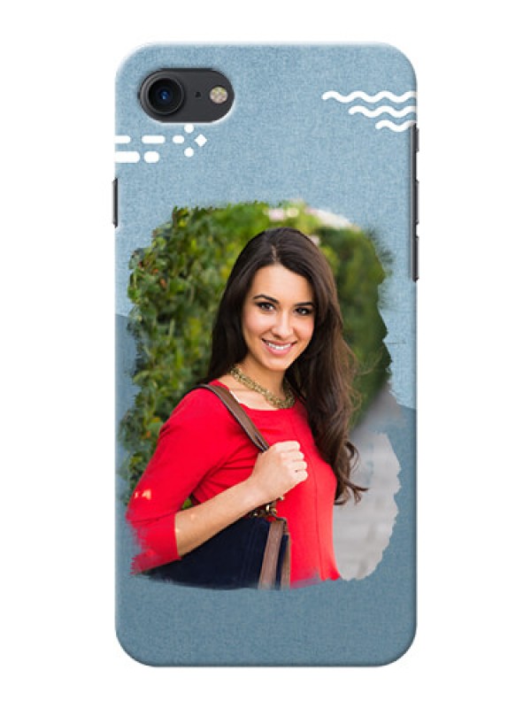 Custom iPhone SE 2020 custom mobile phone covers: Grunge Line Art Design