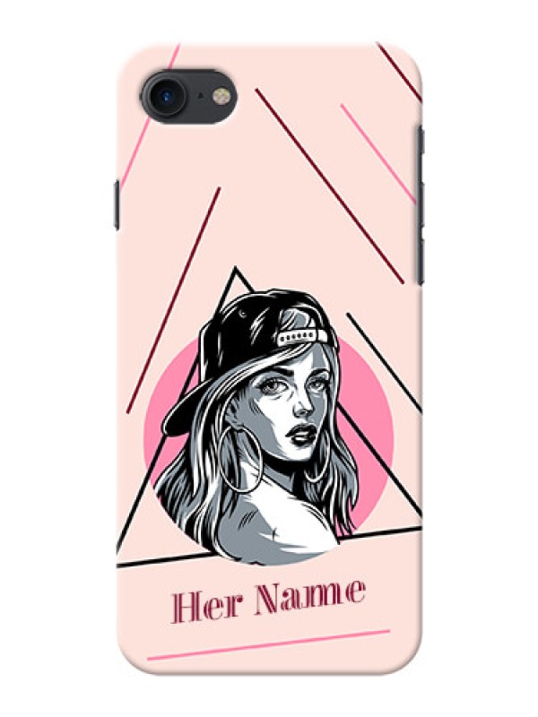 Custom iPhone Se (2020) Custom Phone Cases: Rockstar Girl Design