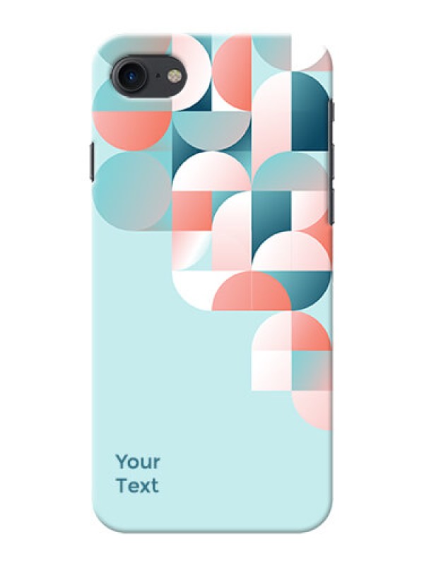 Custom iPhone Se (2020) Back Covers: Stylish Semi-circle Pattern Design