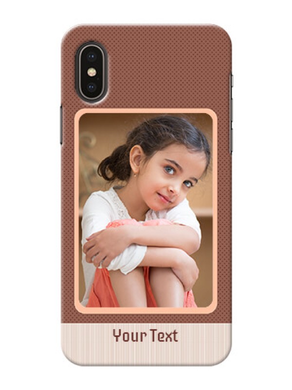 Custom iPhone X Phone Covers: Simple Pic Upload Design
