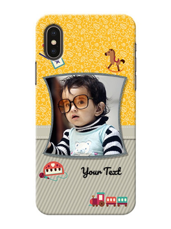 Custom iPhone X Mobile Cases Online: Baby Picture Upload Design