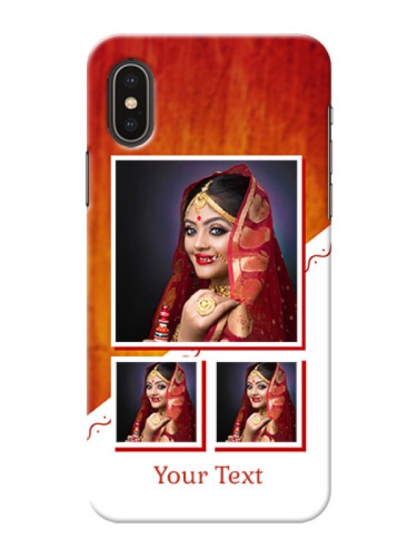 Custom iPhone X Personalised Phone Cases: Wedding Memories Design  