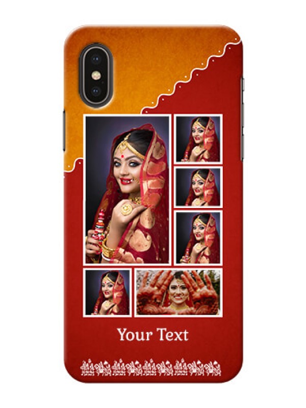 Custom iPhone X customized phone cases: Wedding Pic Upload Design