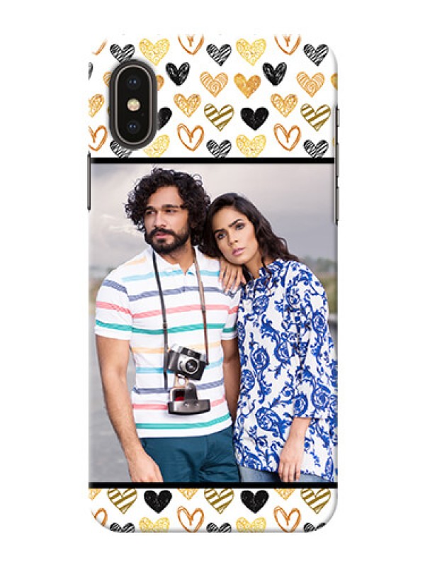 Custom iPhone X Personalized Mobile Cases: Love Symbol Design