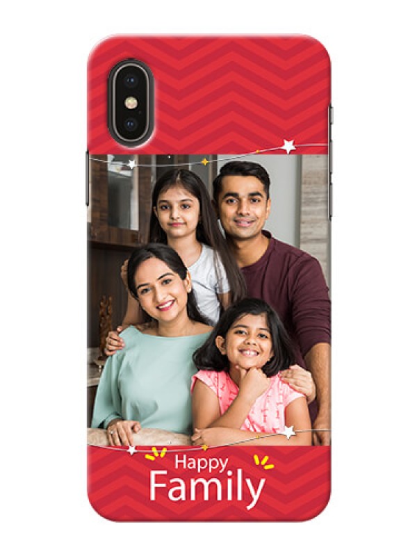 Custom iPhone X customized phone cases: Happy Family Design