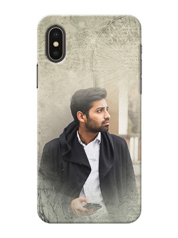 Custom iPhone X custom mobile back covers with vintage design