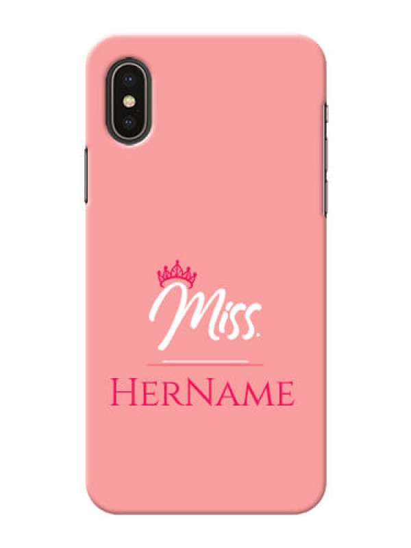 Custom Iphone X Custom Phone Case Mrs with Name