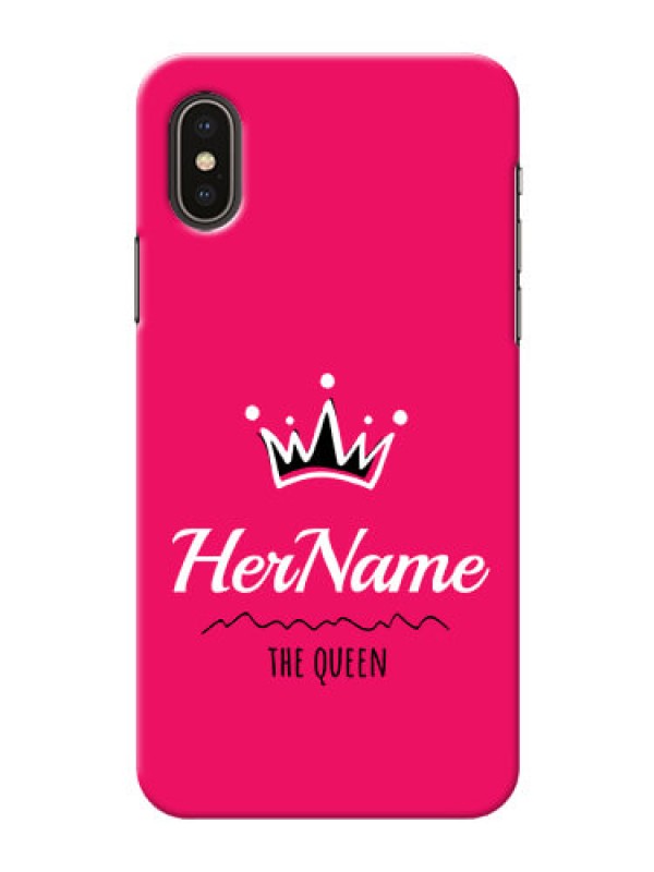 Custom Iphone X Queen Phone Case with Name