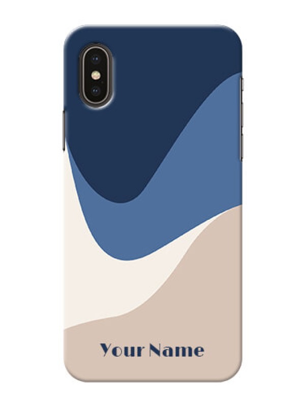 Custom iPhone X Back Covers: Abstract Drip Art Design