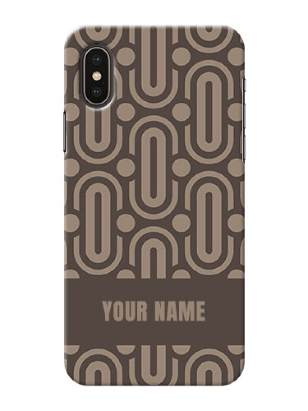 Custom iPhone X Custom Phone Covers: Captivating Zero Pattern Design
