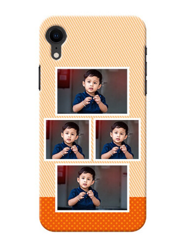 Custom Apple Iphone XR Mobile Back Covers: Bulk Photos Upload Design