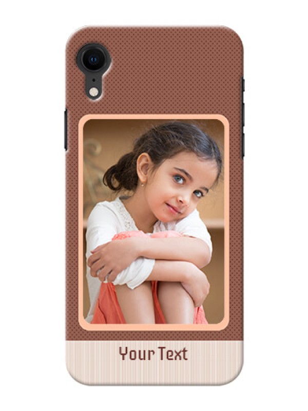 Custom Apple Iphone XR Phone Covers: Simple Pic Upload Design