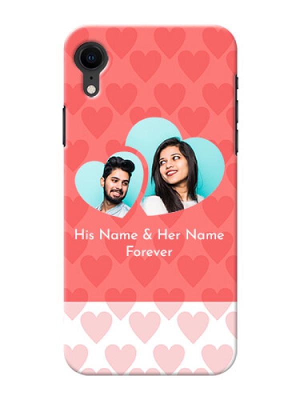 Custom Apple Iphone XR personalized phone covers: Couple Pic Upload Design