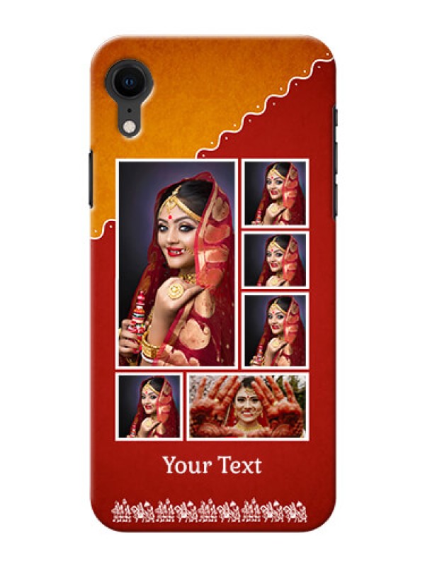 Custom Apple Iphone XR customized phone cases: Wedding Pic Upload Design