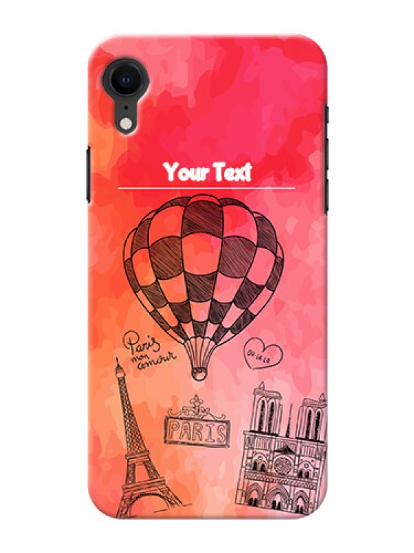 Custom Apple Iphone XR Personalized Mobile Covers: Paris Theme Design