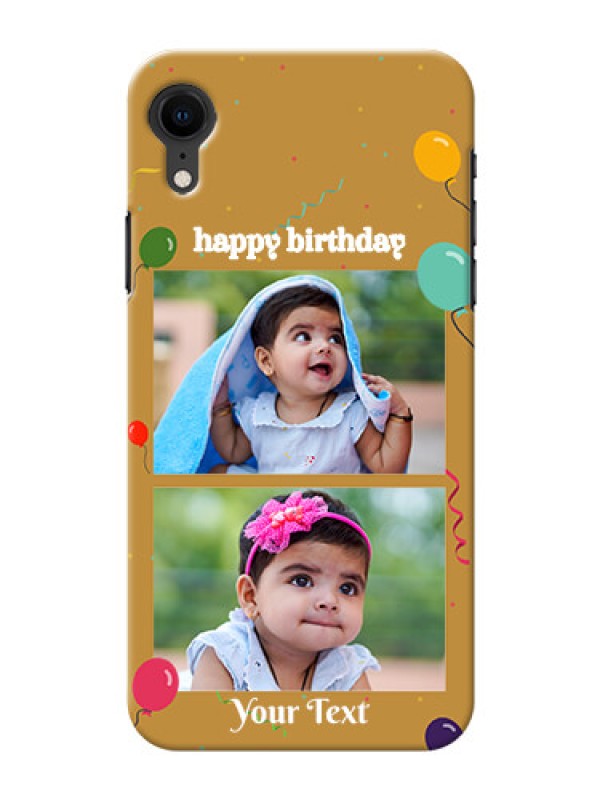 Custom Apple Iphone XR Phone Covers: Image Holder with Birthday Celebrations Design