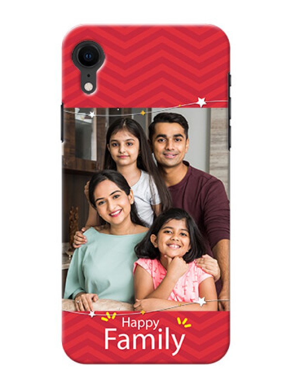 Custom Apple Iphone XR customized phone cases: Happy Family Design