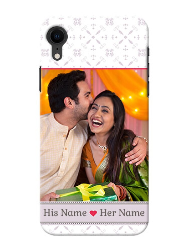 Custom Apple Iphone XR Phone Cases with Photo and Ethnic Design