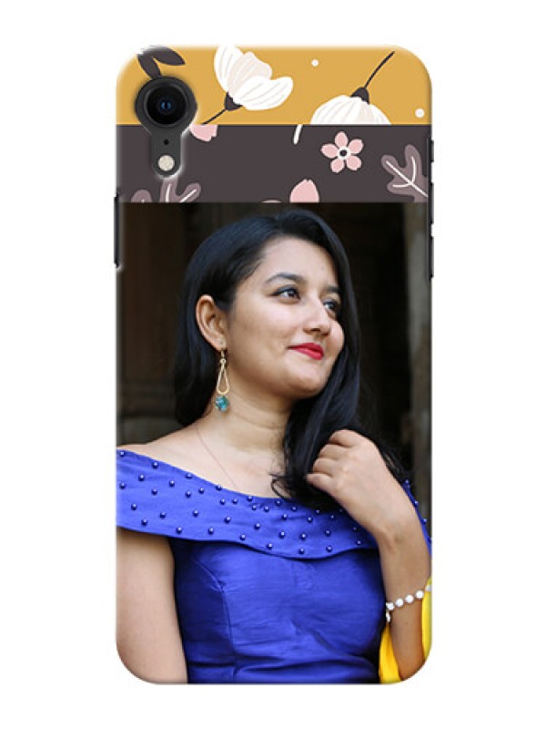 Custom Apple Iphone XR mobile cases online: Stylish Floral Design
