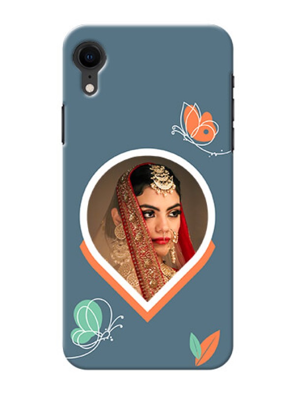 Custom iPhone Xr Custom Mobile Case with Droplet Butterflies Design