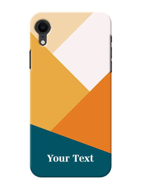 Custom iPhone Xr Custom Phone Cases: Stacked Multi-colour Design