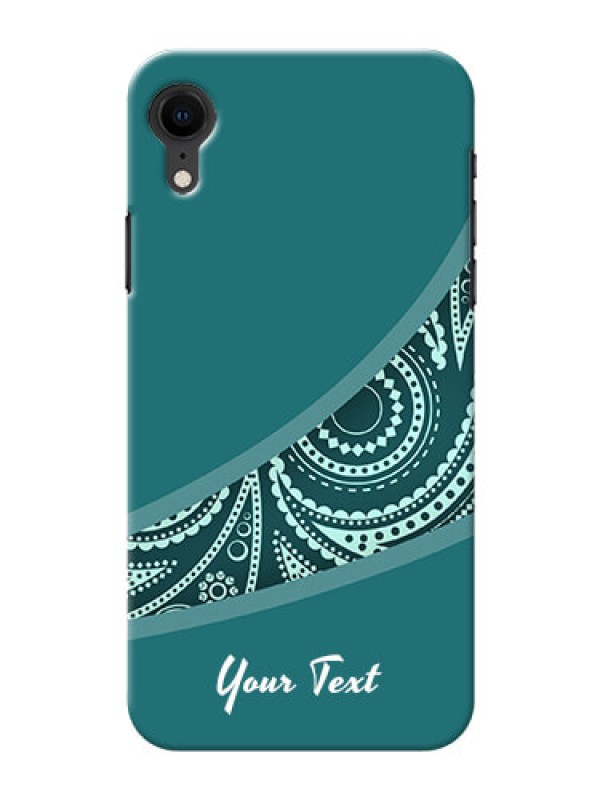 Custom iPhone Xr Custom Phone Covers: semi visible floral Design