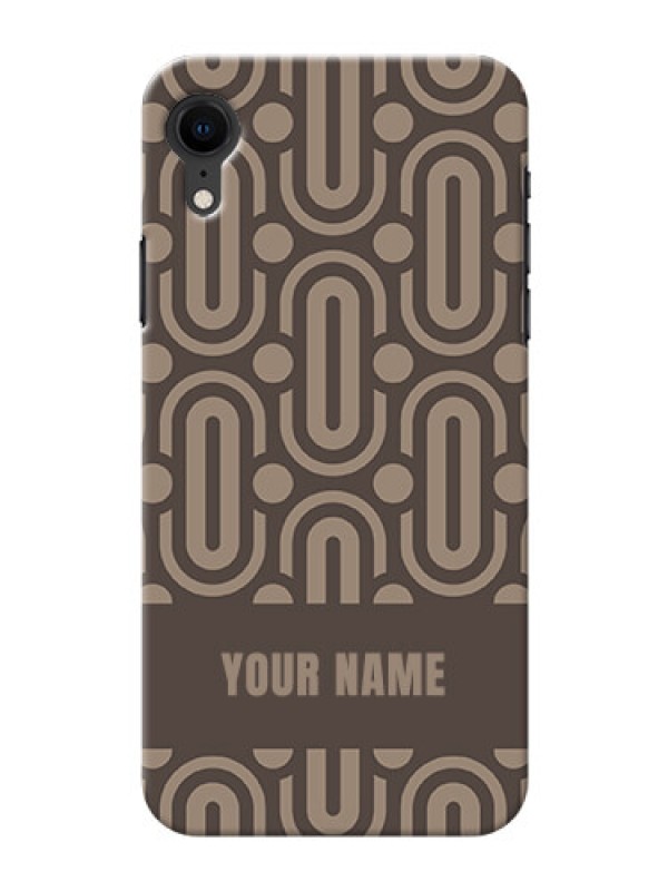 Custom iPhone Xr Custom Phone Covers: Captivating Zero Pattern Design