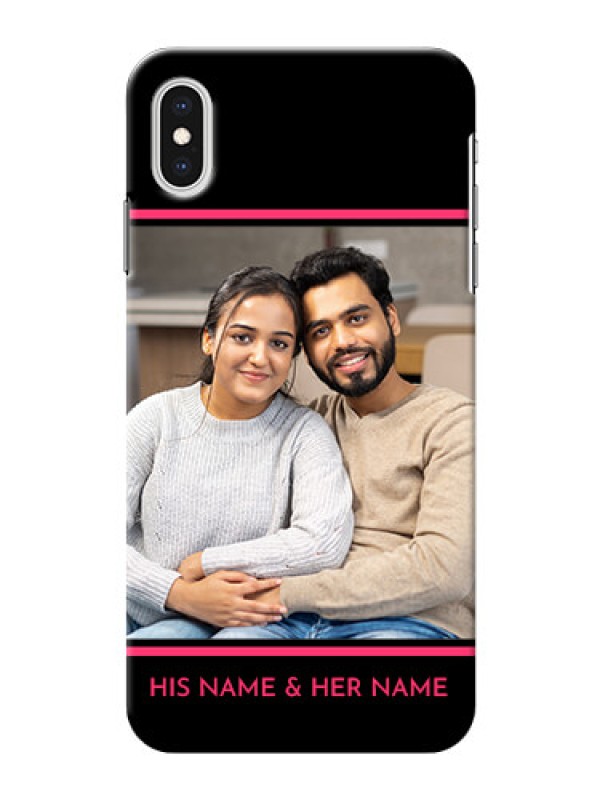 Custom iPhone XS Max Mobile Covers With Add Text Design