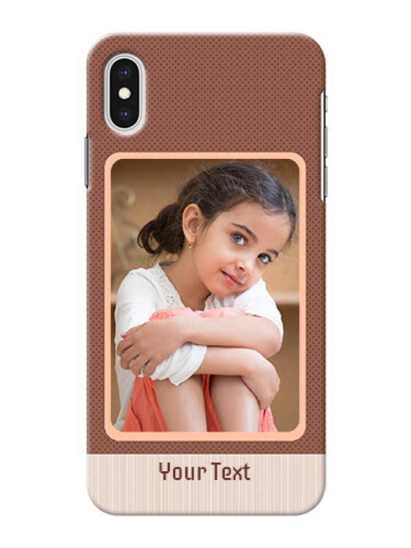 Custom iPhone XS Max Phone Covers: Simple Pic Upload Design