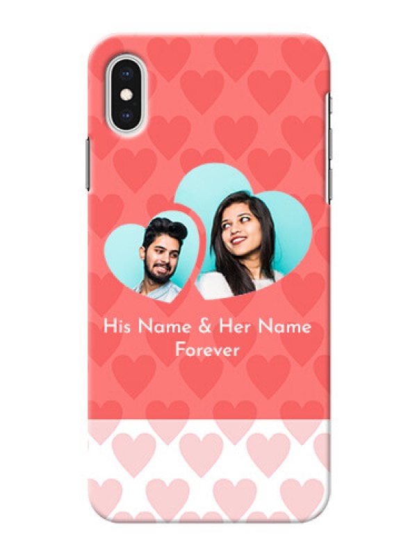 Custom iPhone XS Max personalized phone covers: Couple Pic Upload Design