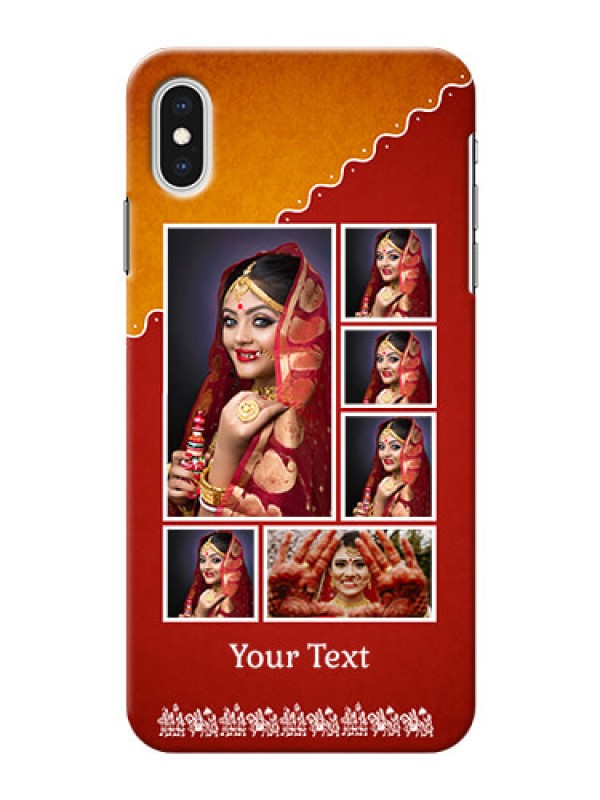Custom iPhone XS Max customized phone cases: Wedding Pic Upload Design