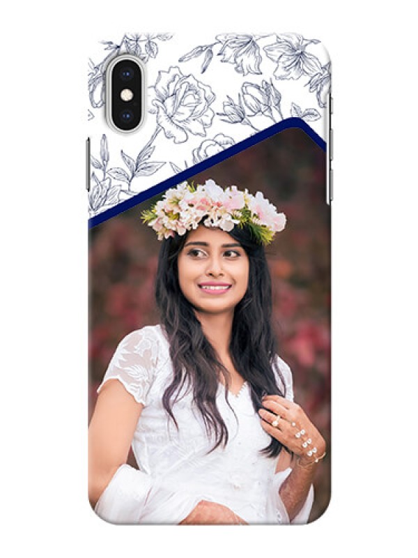 Custom iPhone XS Max Phone Cases: Premium Floral Design