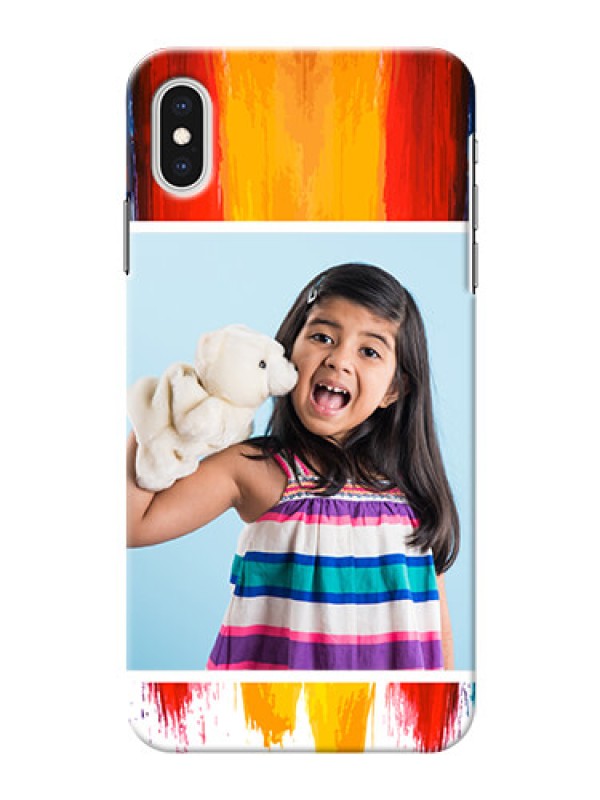Custom iPhone XS Max custom phone covers: Multi Color Design