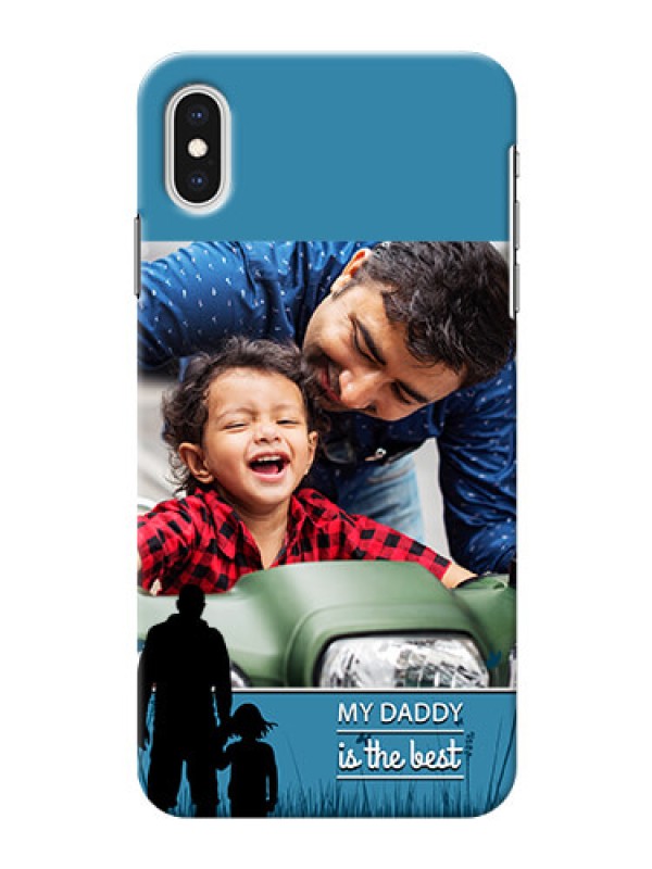 Custom iPhone XS Max Personalized Mobile Covers: best dad design 
