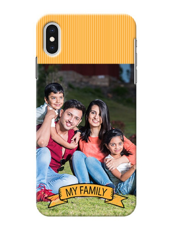 Custom iPhone XS Max Personalized Mobile Cases: My Family Design