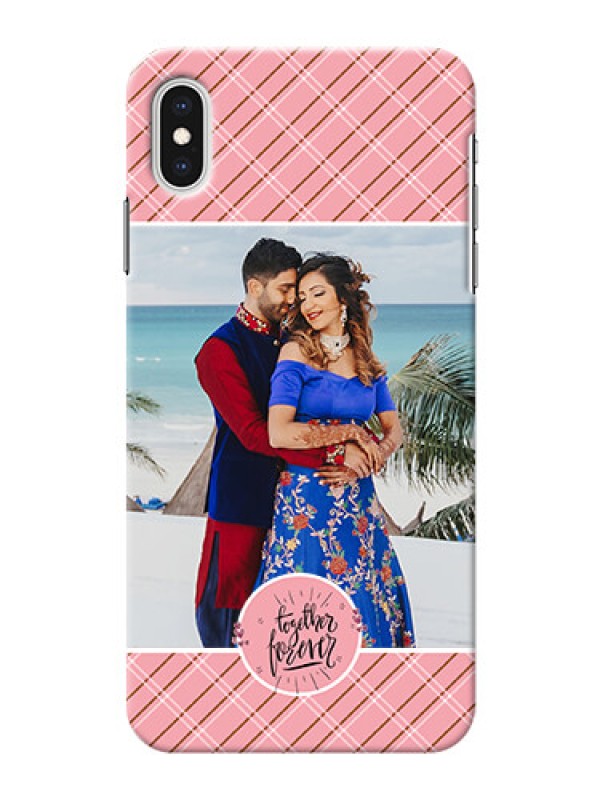 Custom iPhone XS Max Mobile Covers Online: Together Forever Design