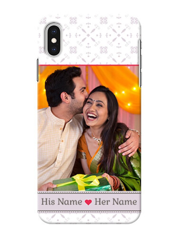 Custom iPhone XS Max Phone Cases with Photo and Ethnic Design