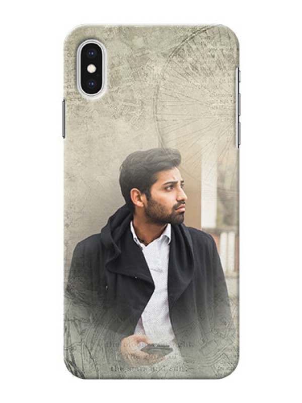 Custom iPhone XS Max custom mobile back covers with vintage design