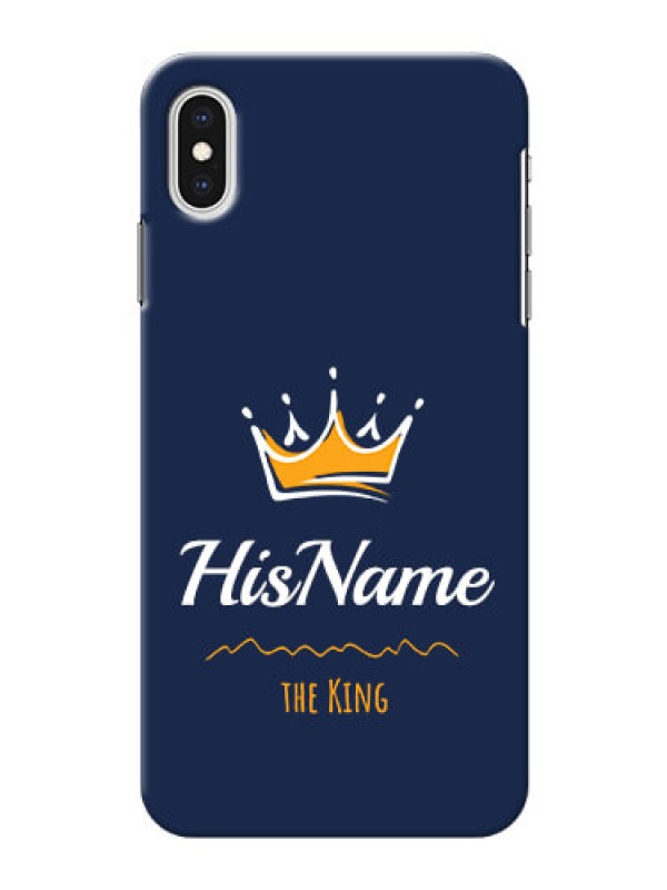 Custom Iphone Xs Max King Phone Case with Name