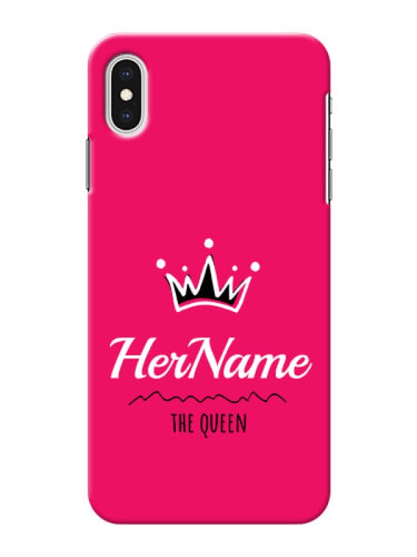 Custom Iphone Xs Max Queen Phone Case with Name