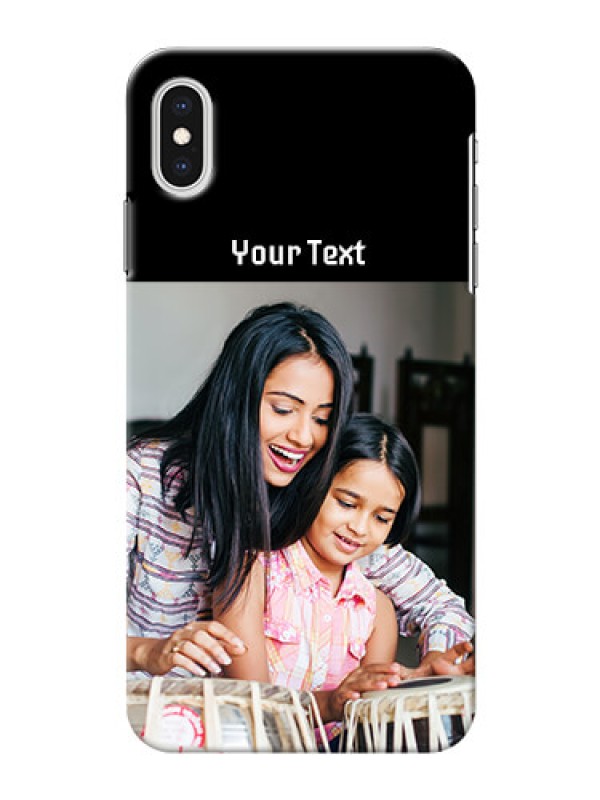 Custom Iphone Xs Max Photo with Name on Phone Case