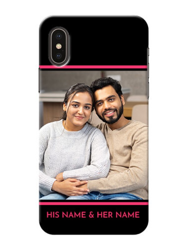 Custom iPhone XS Mobile Covers With Add Text Design