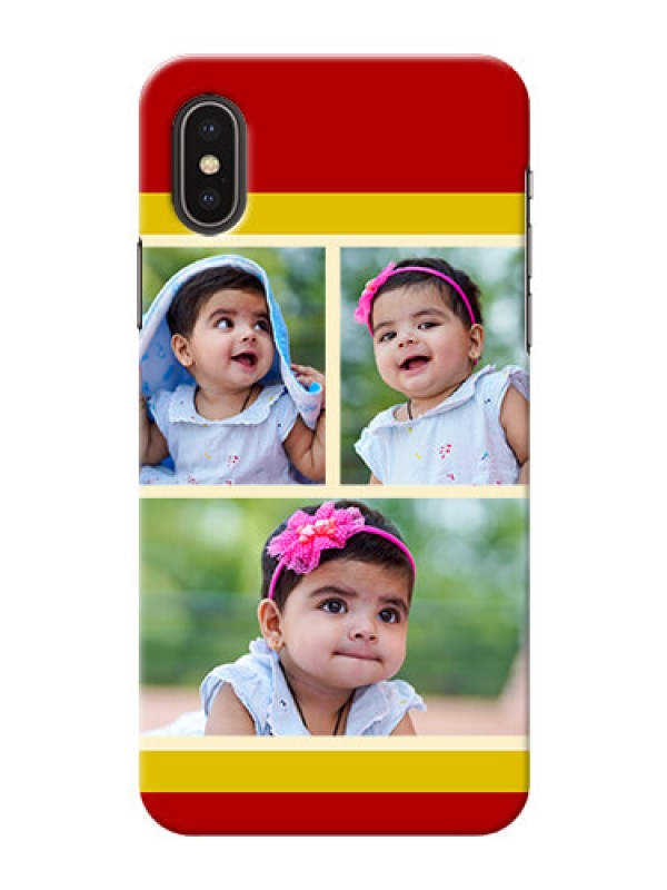 Custom iPhone XS mobile phone cases: Multiple Pic Upload Design
